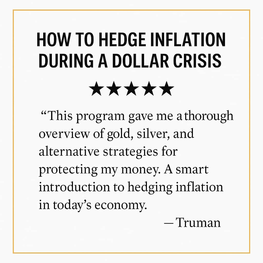 fiver review of Inflation Hedge ebook;videeo bundle